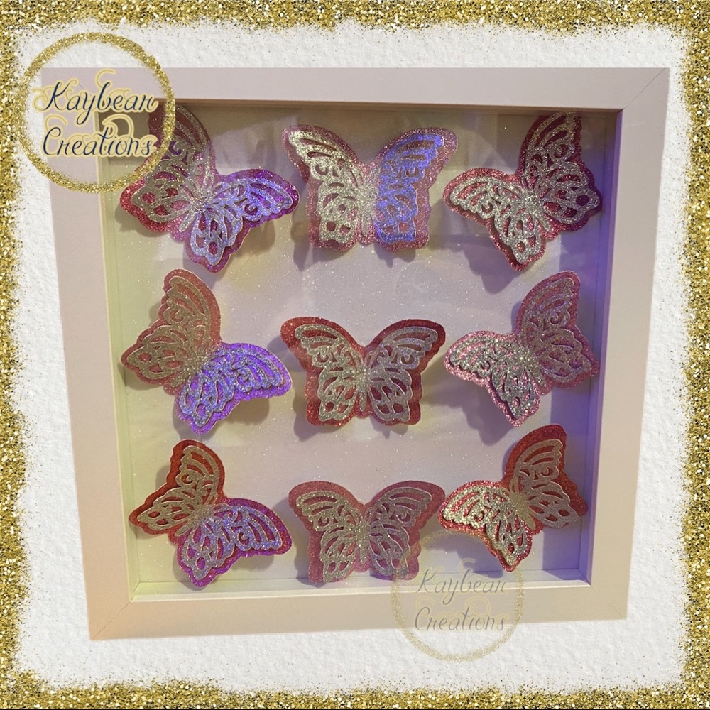 Butterfly shadow box